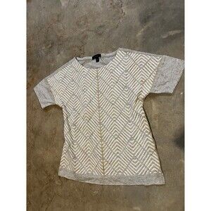 New J Crew top casual dress shirt embroidered size XXXS fits XS-S